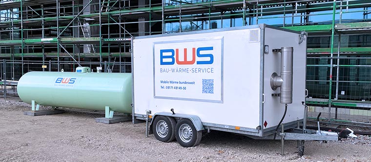 Mobile Heizzentralen - BWS Bau Wärme Service